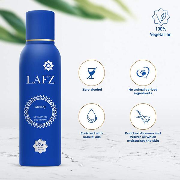 LAFZ meraj no alcohol deodorant for men 150 ml - Men Deodorants/Roll-Ons