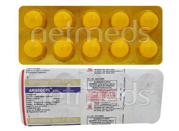 Aristogyl 400mg Tablet 10'S - Bacterial Infections-OAB