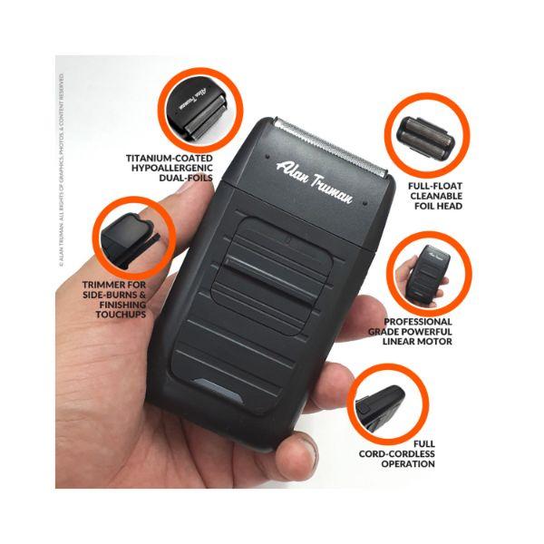 Alan Truman Atom 708 Dual Foil Shaver 1's - Shavers