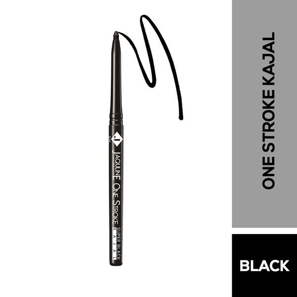 Jaquline USA OneStroke Super Black Kajal 0.30g 0.3 gm - Kajal & Kohls
