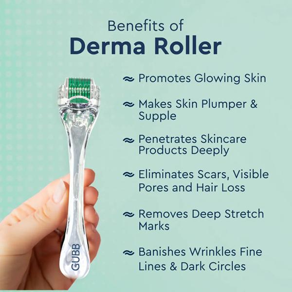 Gubb Derma Roller 540 Neesles 0.5nm - Transparent 1's - Derma Rollers