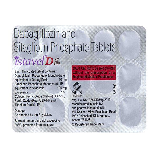 ISTAVEL D 100/10 Tablet 15's - Diabetes-Ant