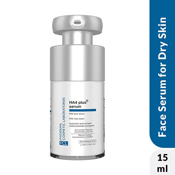 Netmeds | Fixderma Cosmetic Laboratories 5 Percent Hyaluronic Acid HA4 Plus Serum for Dry Skin 15 ml