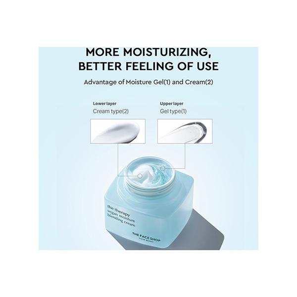 The Face Shop The Therapy Vegan Moisture Blending Cream 60 ml - Face Moisturizers