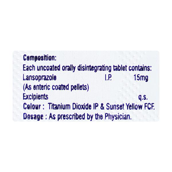 LGERD JUNIOR DELICIOUS ORANGE FLAVOUR Orally Disintegrating Tablet 10's - Ulcer/Reflux/Flatulence-Aaa