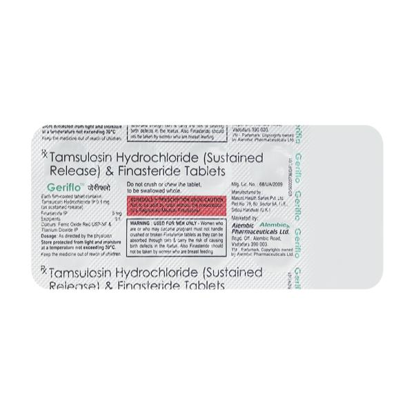 Geriflo Tablet 10'S - Bladder And Prostate Disorders-Dru
