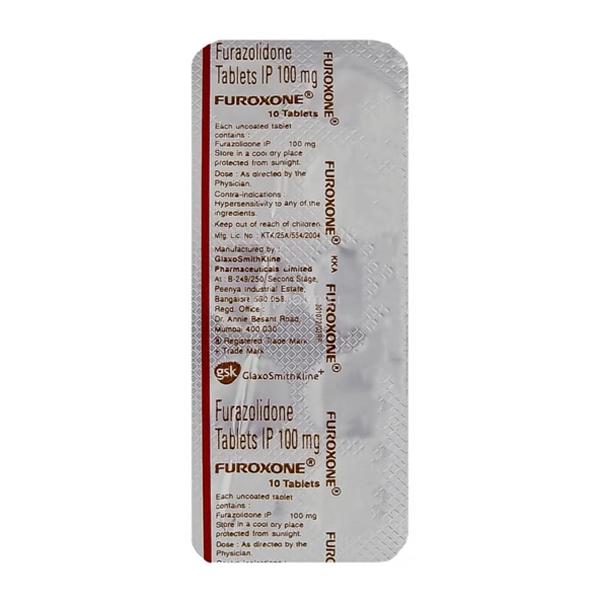 Furoxone 100mg Tablet 10'S - Amoebiasis-Oth