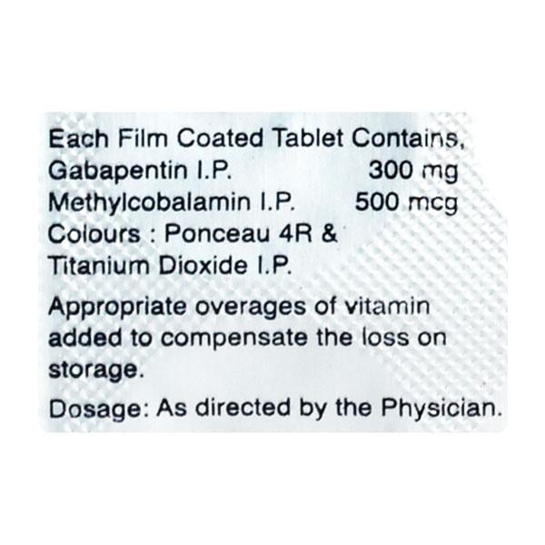GABATOR M 300 Tablet 10's - Neuropathic Pain-Dru