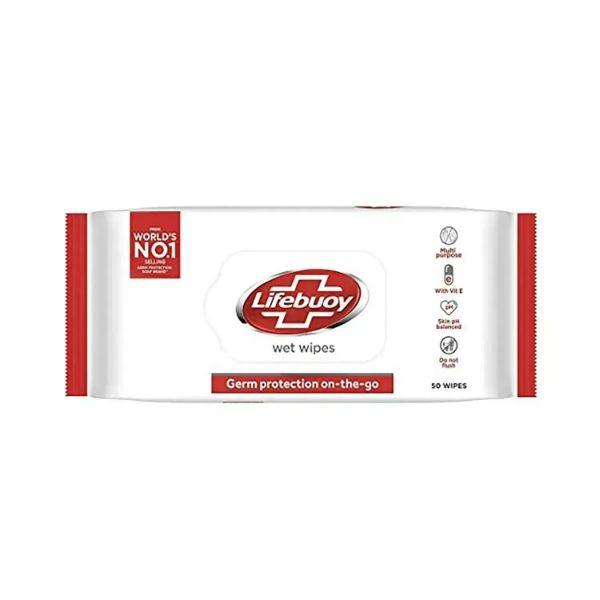 Lifebuoy Wet Wipes Germ Protection On the Go (Pack of 2) 1's - Tissues & Wipes