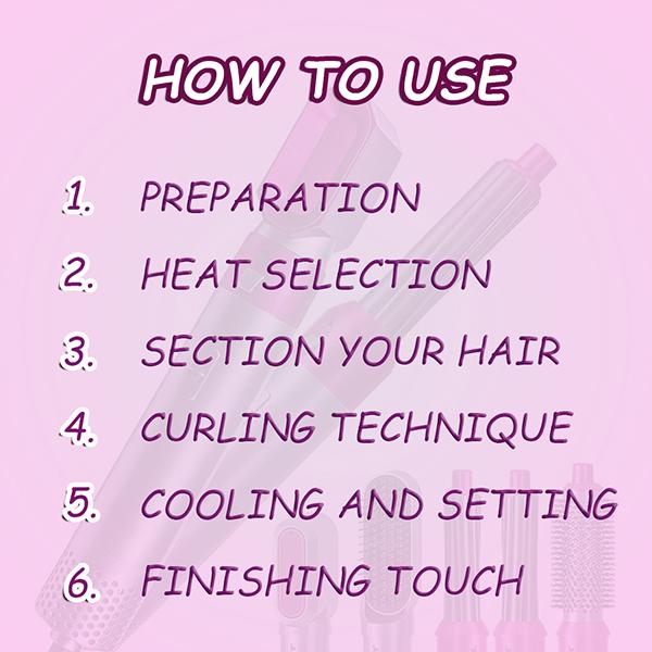 Ktein 5 In 1 Hot Air Styler A Versatile Hair Dryer Comb and Styling Tool for Curly Hair, Straightening, Curling, Drying, Combing, Scalp Massage 1500 gm - Hair Dryers