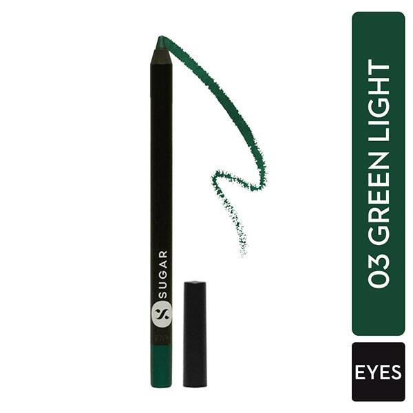 Netmeds | SUGAR Cosmetics Stroke Of Genius Heavy-Duty Kohl - 03 Green Light 1.2 gm