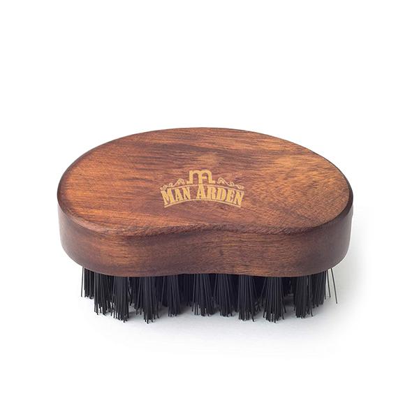 Man Arden Beard Brush with Leather Pouch 1's - Beard Comb