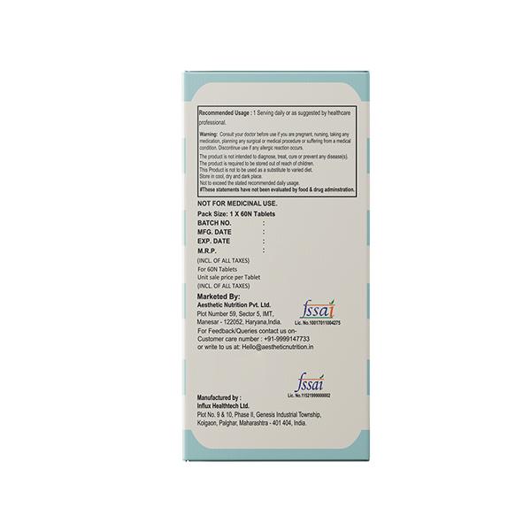 Aesthetic Nutrition Hair, Skin and Nail Tablets - The Ultimate Beauty Booster 60 Tablets 1's - Multi-Vitamins