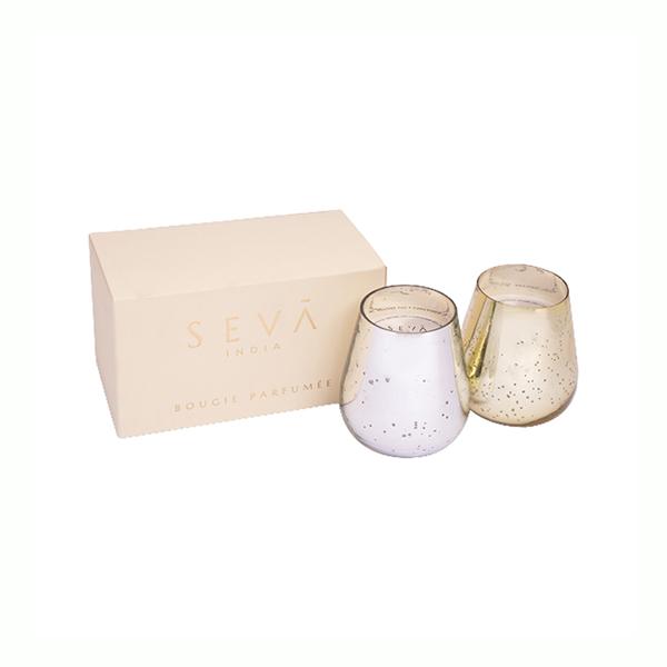 Netmeds | Seva Home Royal Candle (Gold+ silver) - Blanc 2's