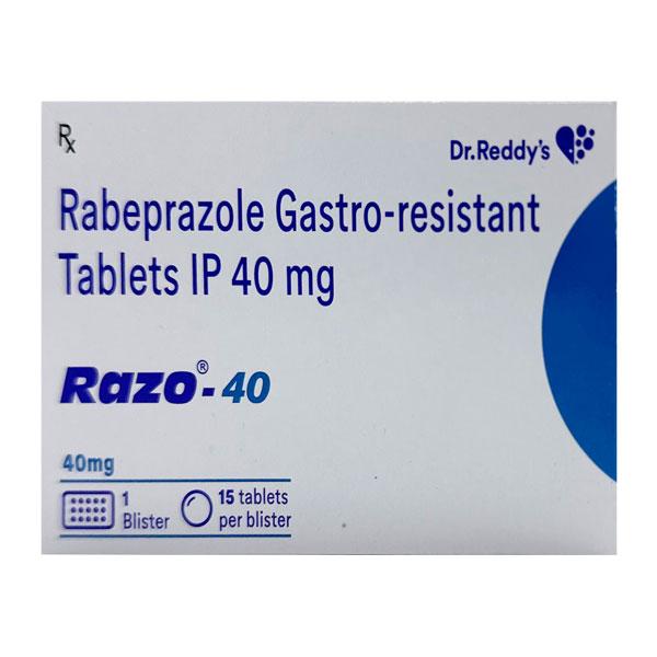 RAZO 40 Tablet 15's - Ulcer/Reflux/Flatulence-Aaa