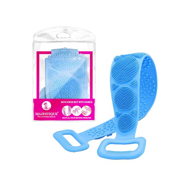 Netmeds | Majestique Bath Silicone Shower Scrubber Easy Clean Exfoliating Body Loofah, Suitable For All Kinds 1's