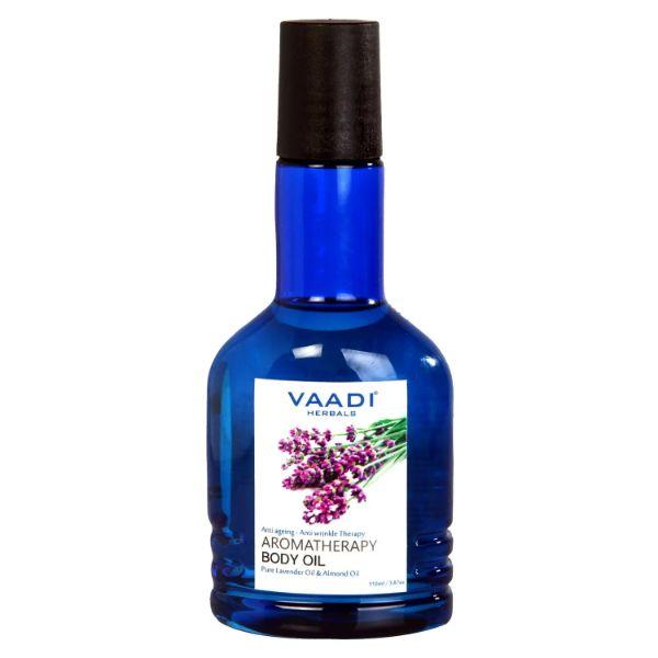 Vaadi Herbals Aromatherapy Body Oil-Lavender & Almond Oil 110 ml - Essential Oils