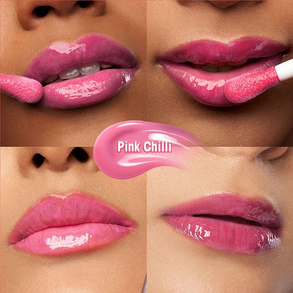 Renee Hot Sauce Plumping Lip Gloss - Pink Chilli 3 ml - Lip Glosses