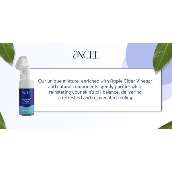 Ancel Apple Cider Vinegar Foaming Face Wash 100 ml - Face Washes
