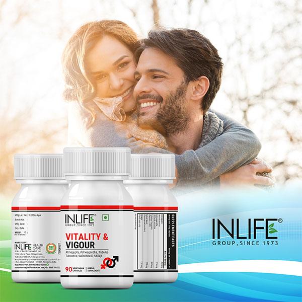 INLIFE Vitality & Vigour Vegetarian Capsule 90's - Sexual Care
