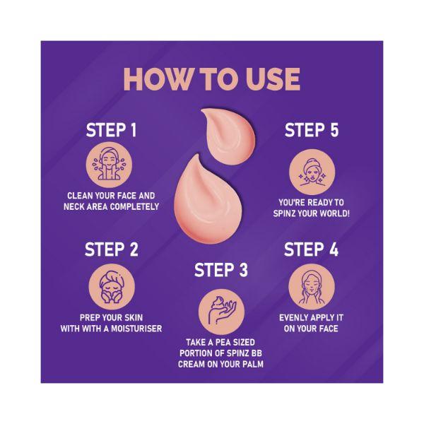 Spinz Bb Cream Tub 29 gm - Bb & Cc Creams
