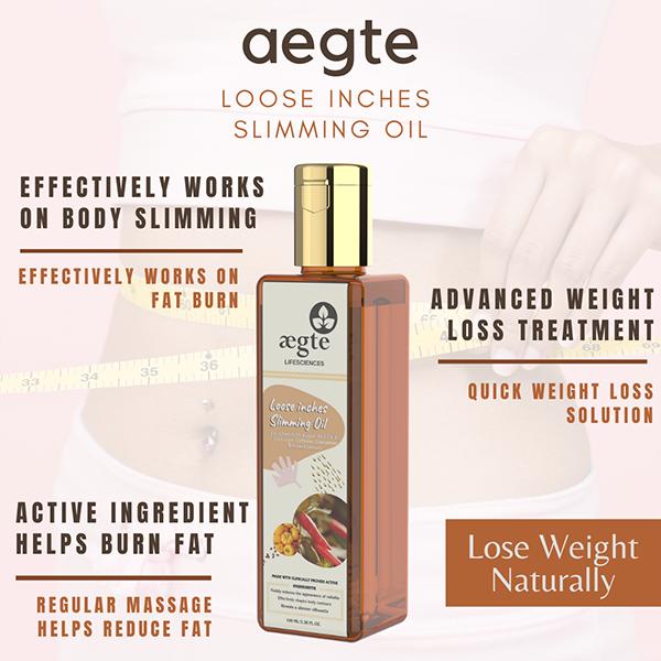 Aegte Loose Inches Massage Oil 100 ml - Massage Oils