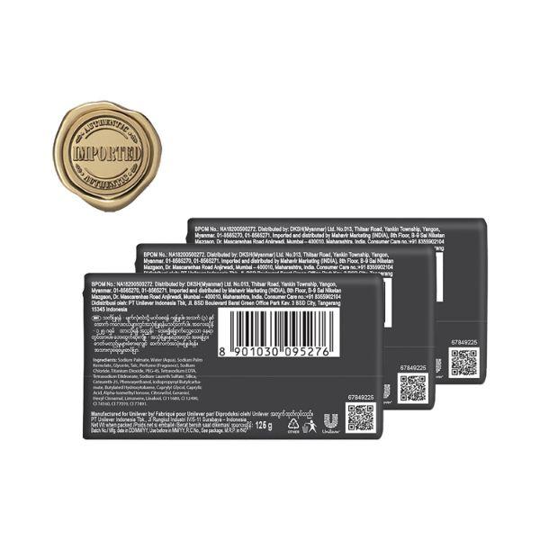Camay Chic Citrus Beauty Soap with Aromatic Wood Indulging French Fragrance 125g 3's - Soaps