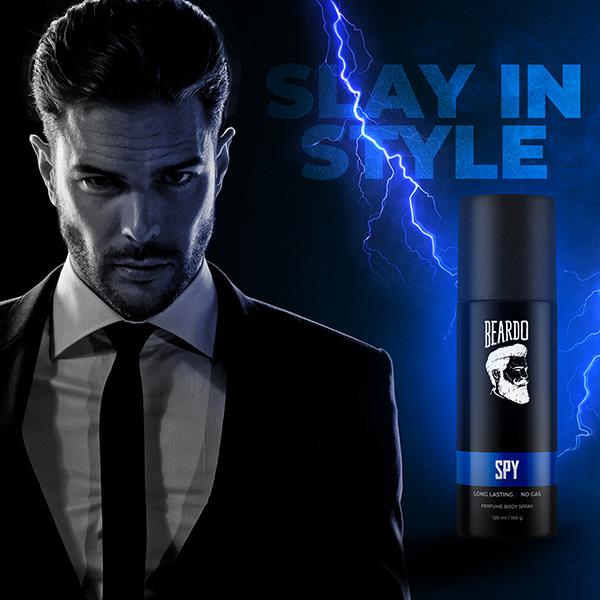Beardo Iceman 150ml, Darkside 150ml and Spy 120ml Perfume Body Spray Combo for Men 1's - Men Deodorants/Roll-Ons