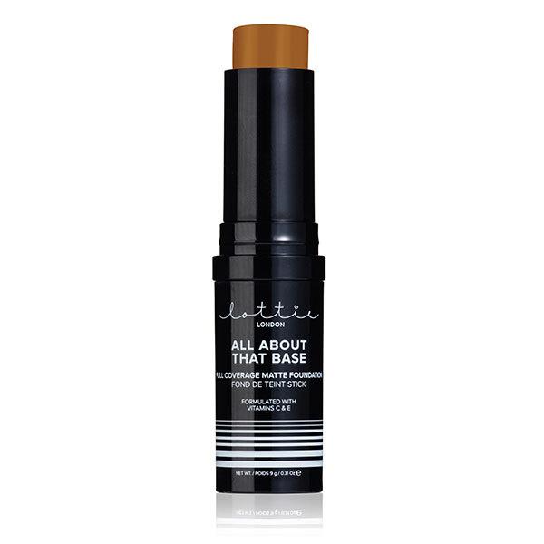 Lottie London ALL ABOUT THAT BASE- FULL COVERAGE MATTE FOUNDATION STICK Rich Toffee 9 gm - Foundation
