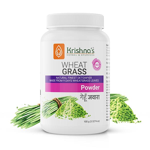 Netmeds | Krishna's Herbal & Ayurveda Wheatgrass Powder 100 gm