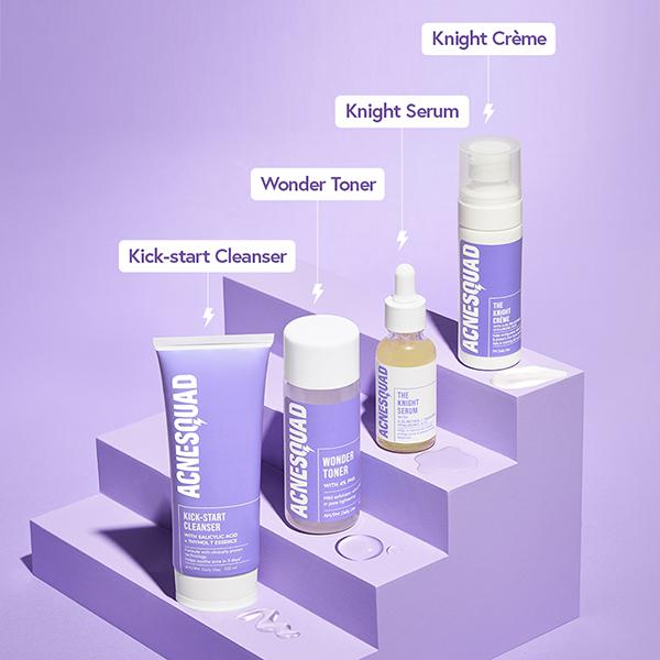 Acne Squad Knight Creme with 0.3% Pro-Retinol + Hyaluronic Acid 50 gm - Night Cream