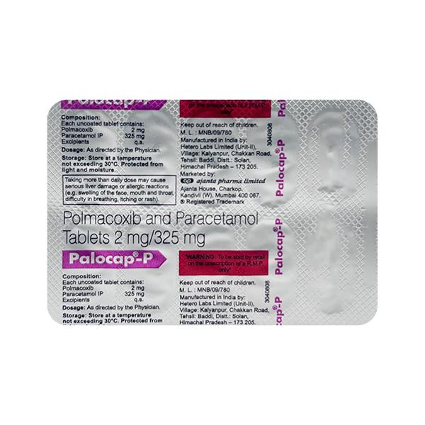 PALOCAP P Tablet 10's - Pain relief-Nsa