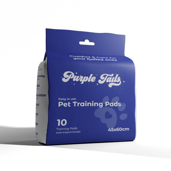 Netmeds | Purple Tails Pet Training Pads (45 x 60) (Pack of 10)