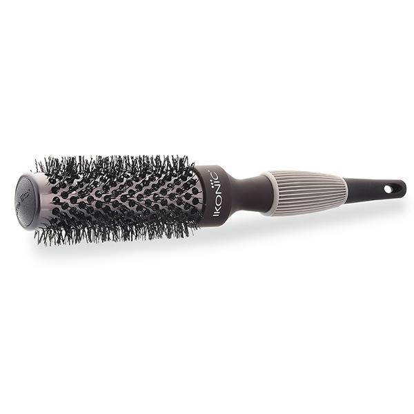 Ikonic Titanium Thermal Hair Brush-Thb 32 Black And Grey - Hair Brushes