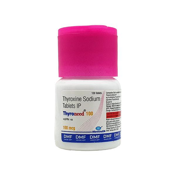 Netmeds | THYRONEED 100 Tablet 120's