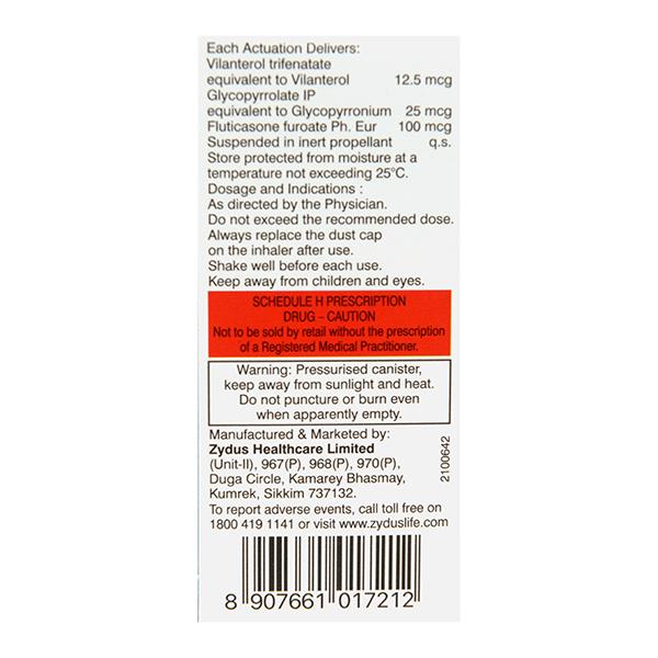 ODIHALE G 100 WITH DOSE COUNTER Inhaler 120md - Asthma/COPD-Ast