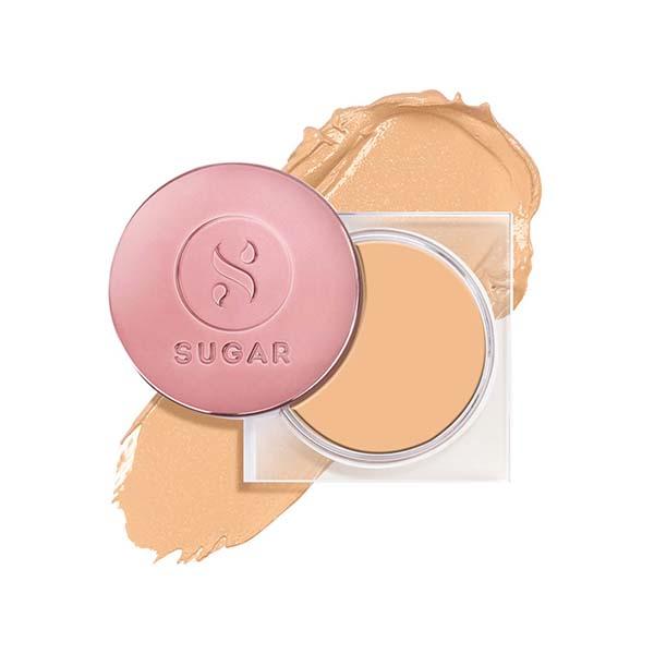 Sugar Cosmetics Mettle Cream To Powder Foundation 37 Freddo (Medium Beige, Golden Peach Undertone) 15 gm - Foundation