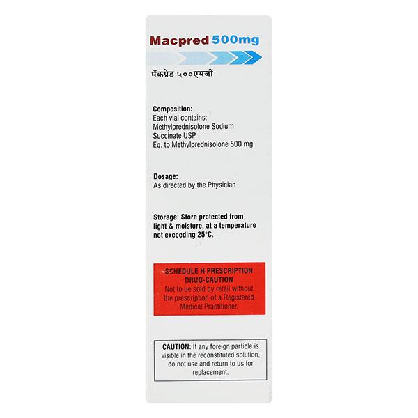MACPRED 500mg Injection 1's - Hormonal Therapy-Cor