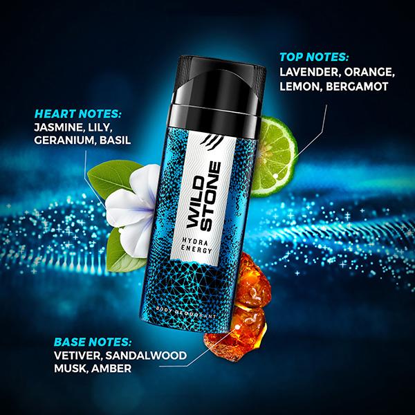 Wild Stone Hydra Energy Deodorant 150 ml - Deodorants/Roll-Ons