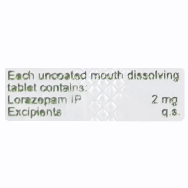 Loranza 2mg Tablet 10'S - Anxiety-Anx