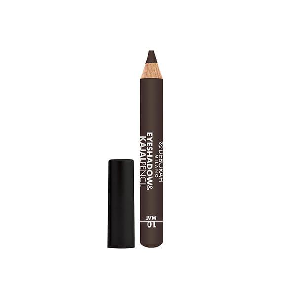 Deborah Milano Eyeshadow&Kajal Pencil - 10 Mat Brown 2 gm