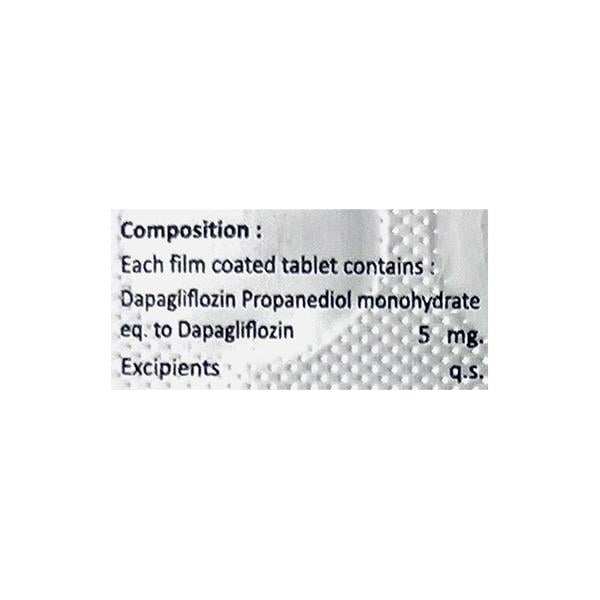 DAPIXA 5 Tablet 10's - Diabetes-Ant
