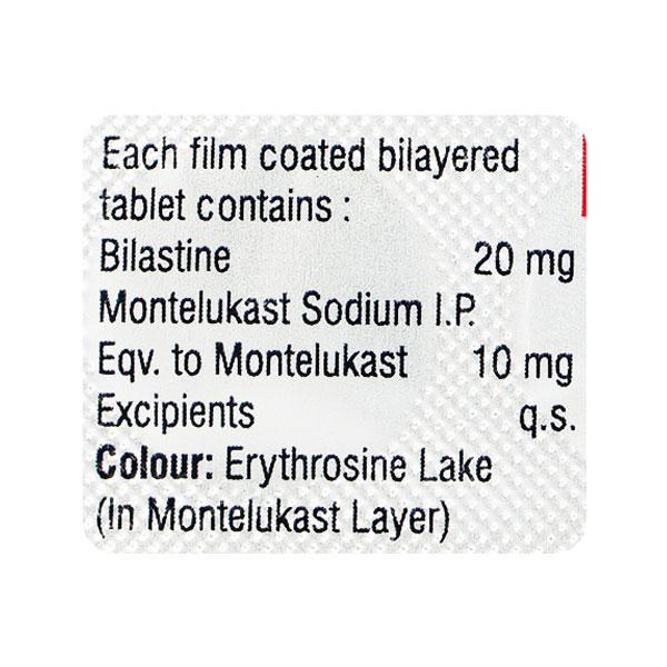 BILKRO M Tablet 10's - Allergies-Ant