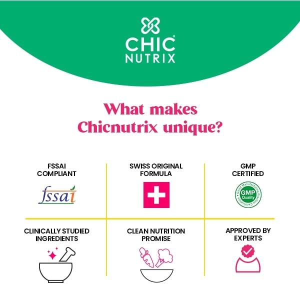 Chicnutrix Collagen Builder Plant Based Effervescent Tablet 20's - Hair & Skin