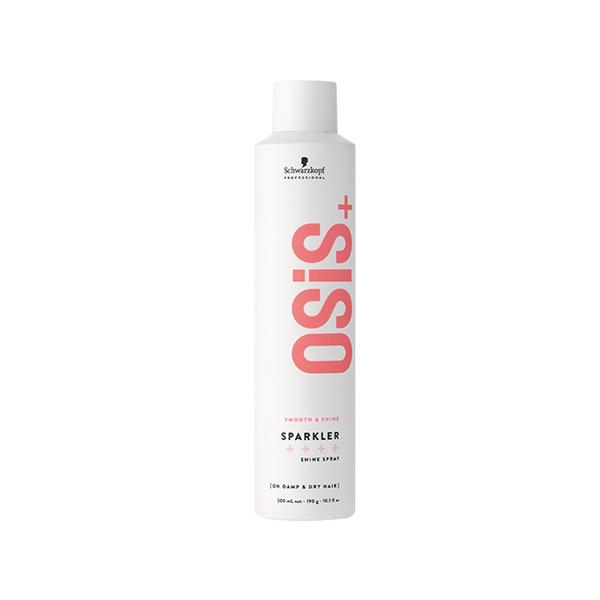 Schwarzkopf Professional OSiS+ Sparkler Hair Styling Shine Spray, Frizz Free Shine, Vegan, Silicone-free, Heat protection Hair Spray 300 ml - Hair Sprays & Mists