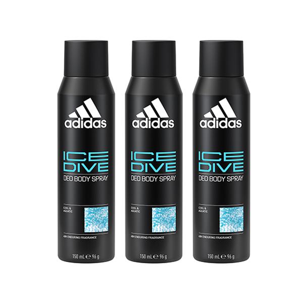 Netmeds | Adidas Ice Deodorant Set 150ml 3's
