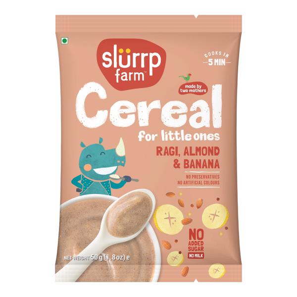 Slurrp Farm Ragi Trial Pack Combo (Pack of 4 x 50g) 200 g - Baby And Infant Supplements