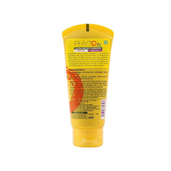 Lotus Professional Phytorx Ultra-Protect Sunblock Spf 70 Pa+++ 50 gm - Face Sunscreen