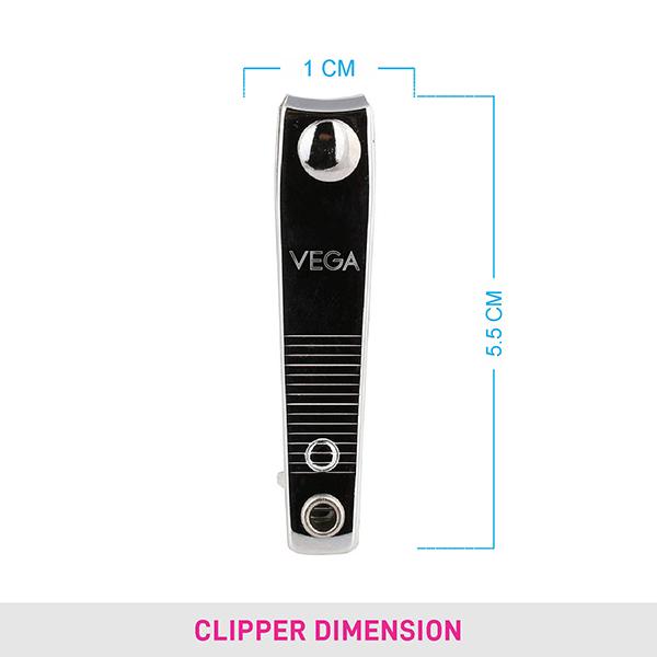 Vega Nail Clipper Set Of 10 Pcs (LNCB - 02) 504 gm - Manicure & Pedicure Kits