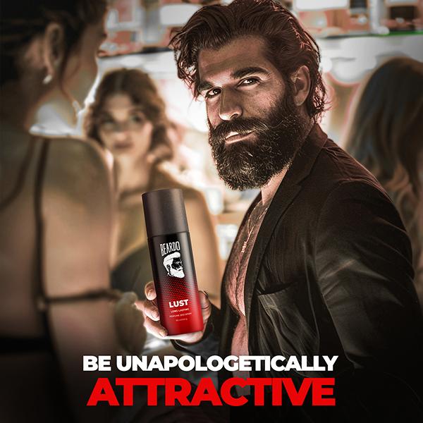 Beardo Power, Lust and Glory Body Spray Long Lasting Deo Deodorant Deodorant Spray - For Men 150 ml 3's - Men Deodorants/Roll-Ons